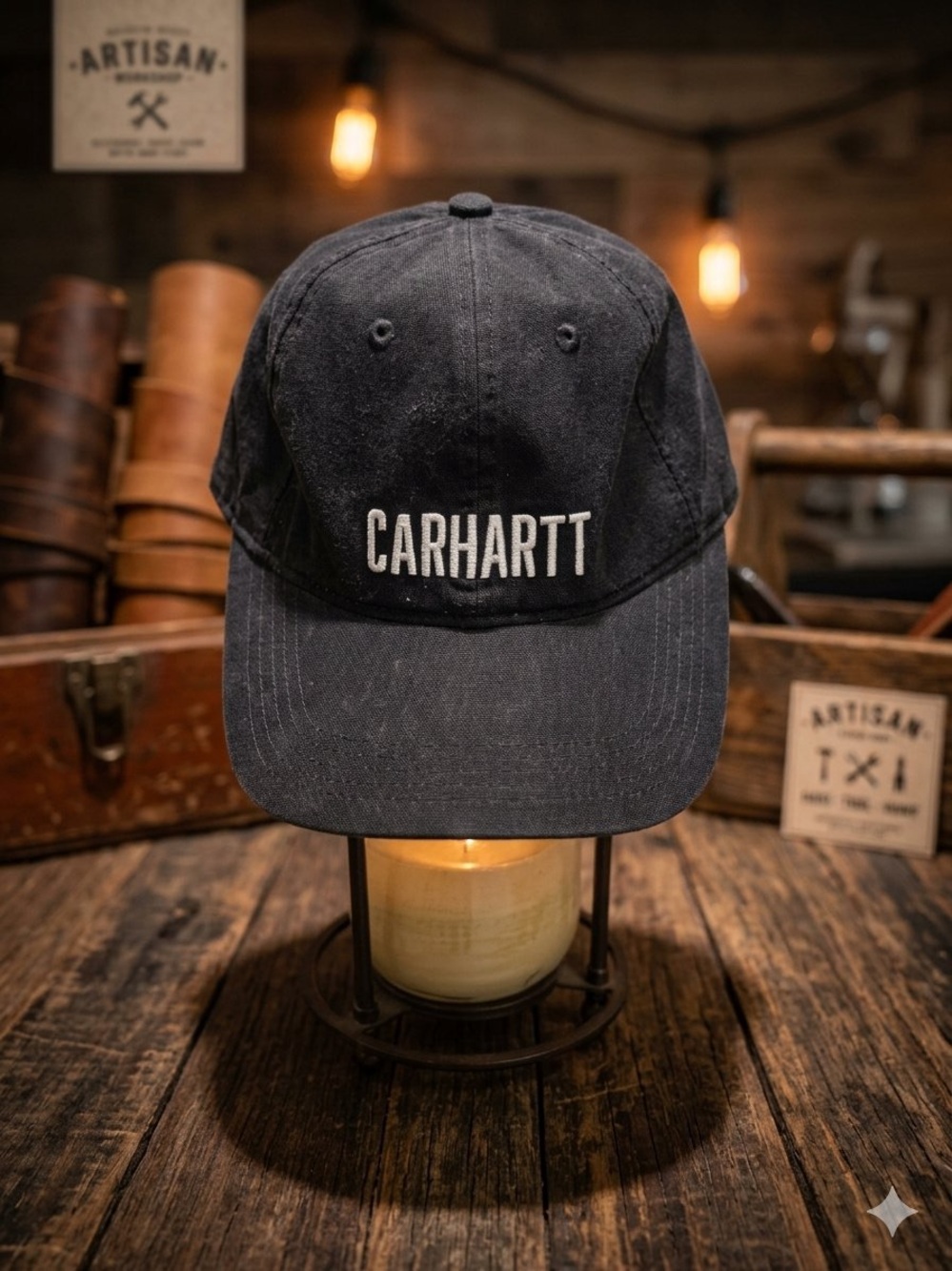 Carhartt Black Embroidered Logo Baseball Cap